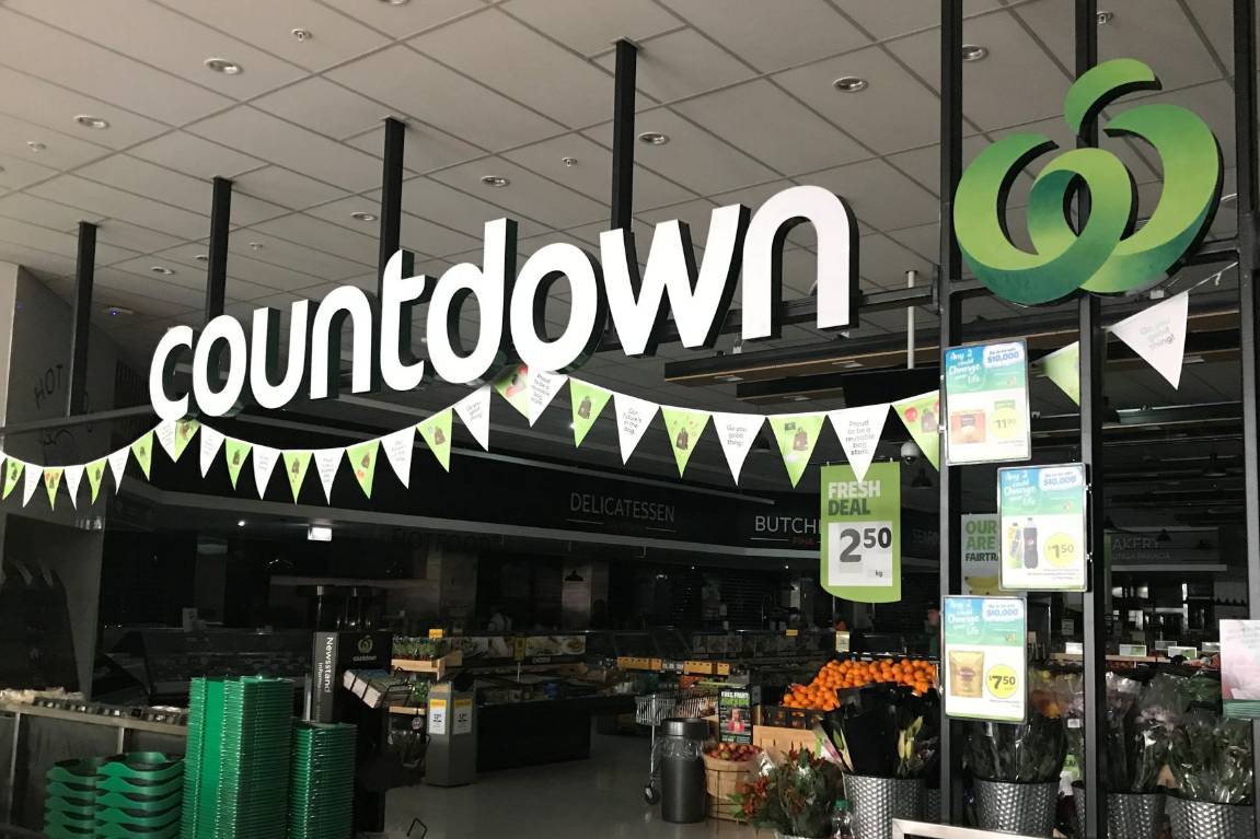 Countdown Grocery Shoppers Are Encouraged to Buy Only the Necessities
